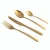 Import knife spoon fork rose gold  flatware sets, stainless steel 18/0 cutlery set from China