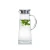 Import Large capacity summer transparent glass juice drinking tea pitcher water pot with handle from China