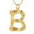 Import Latest Trending 26 Letter Charm Bamboo Pendants Women Gold Platinum Plated Snake Chain Initial Necklace from China