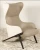 Import Leather wingback chair living room furniture from China