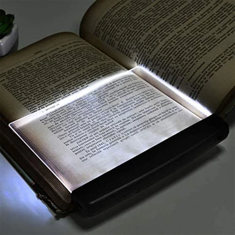 LED Book Reading Light, Battery Powered Eye Care Clip-On Book Lights