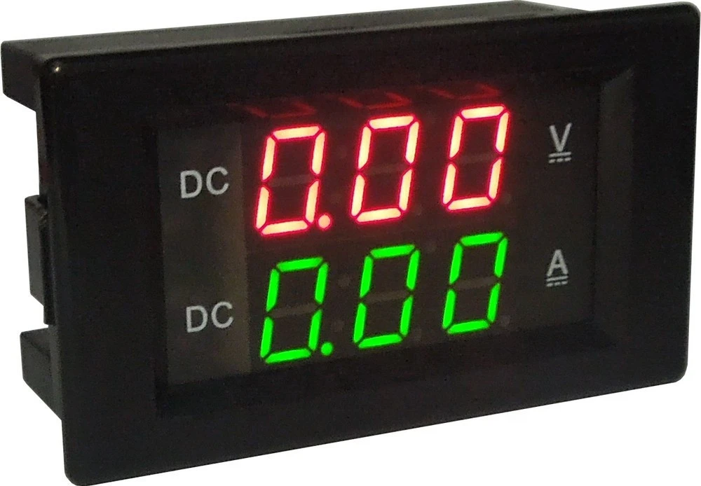 LED Digital Display DC0-100V 300V 600V  Amperometer DC0-999MA 3A 5A 10A 50A 100A 300A 500A 1000A DC Voltage Current Dual Meter