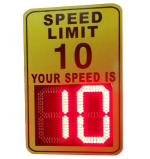 LED display road safety traffic driver speed feedback sign radar speed signs