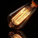 Led Edison Lamps Vintage Tungsten Light Bulbs E27 Classic Antique Amber Glass Filament Light Bulbs