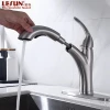 LESUN Suppliers Chrome Water Sink Mixer Single Handle Kitchen Faucet With Deck Plate