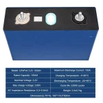 Lifepo4 280Ah 250A 12V 200Ah 100Ah Lithium Ion Batteries