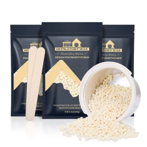 Lifestance  Face Wax Hard Beans for Hair Removal Applicator Depilatory Wax