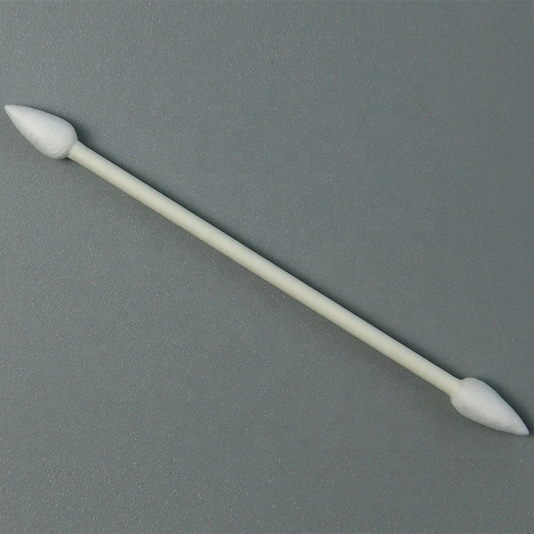 Lint Free Paper Stick Double Sharp Tip Industrial Cotton Cleanroom Swab