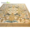 Living Room Luxury Design Rug 100% Silk Flore les tapis Newzealand Tapete Grandes Para Sala Wool Hand Tufted Carpet 200x300