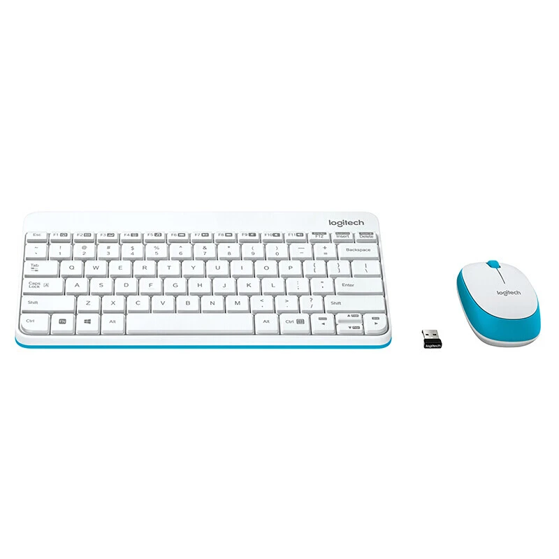 Logitech MK245 White Office Computer Wireless Office Mouse And Keyboard Combo
