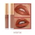 Import Long Lasting OEM Moisture Glossy Lip Gloss with Rose Gold Tube Private Label Cosmetics Glitter Shimmering Lipstick Waterproof from China