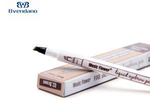 Long Lasting Smudge-Proof Natural Tattoo Pen Eyebrow Pencil with Four Tips