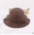 Import Lovely formal hats leisure plain style felt hat for woman from China