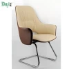 low back leather/PU conference room chair 9002C-17 low back leather/PU upholstery waiting chair with armrest