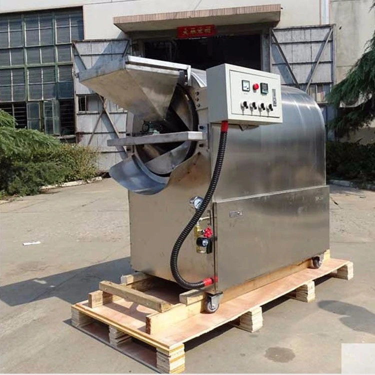LQ-150 multifunctional peanut&amp; nut roaster ,chestnut roasting machine /100kg 150kg Electric stainless steel drum roaster