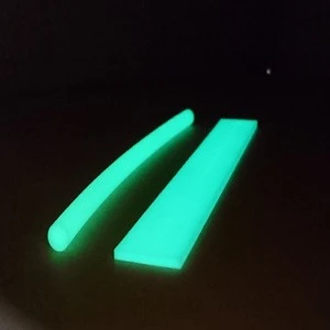 Luminous Silicone Rubber Extrusion 3mm*30mm (thick*width) L=10m