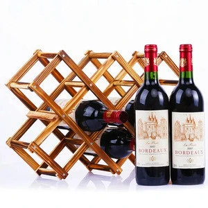 Luxury Custom High Quality Best Gifts 12 bottles Wood Metal Wine Racks