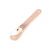 Import luxury customized make up tiny 5cm 6cm 7cm metal cosmetic face cream spoon from China