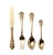 Import Luxury Flatware Restaurant Hotel Tableware Gold Cutlery Set from China