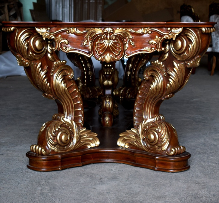 Buy Luxury Heavy Carved Royal Dining Table Set 10 Chairs from CV. DWIRA JEPARA, Indonesia