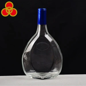 luxury quality custom personalized glass bottle liqueur 700ml