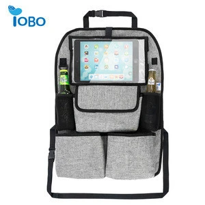 Luxury Waterproof strong quality foldable front organizer car back seat portable back seat car organizer