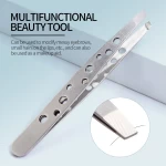 MAANGE high quality eyebrow pliers support OEM makeup tool eyebrow tweezers private label