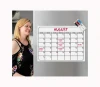Magnetic refrigerator weekly calendar