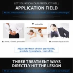 male digital physical therapy prostate equipment/Medical physical therapy / portable prostate disease treatment machine