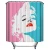 Import Manufacture Cartoon girls Printed PEVA Bathroom Shower Curtain from China