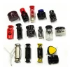 Manufacturer round metal colors colorful plastic cord rope lock stopper for athletic Wear