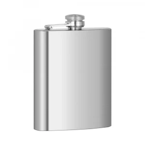 Manufacturer Supply Personalised Round 1oz Sanding Hip Flask Custom Stainless Steel Hip Flask