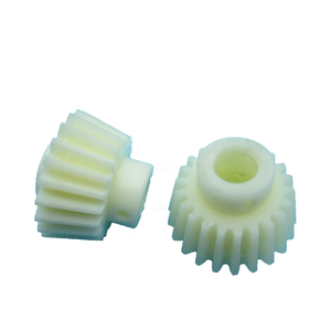 Manufacturing small plastic straight bevel gears
