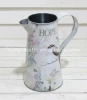 Marks and Spencer! Printed bird metal tin wantering jug for home decor