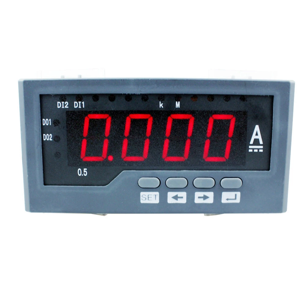 ME-DA41 120*60mm hot sale single-phase dc amp panel meter, can add switch input and alarm output