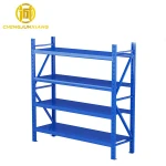 Medium Duty Store Shop Display Shelving Tiers Garage Racking Shelves Steel Metal Storage Rack Warehouse Shelf