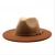 Import Men &amp; Women Vintage Wide Brim Fedora Hat with Belt Buckle from China