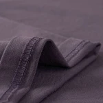 men ladies shirt 250gms t shirt 100% cotton t-shirt Morandi purple color pure cotton sweat blank o-neck premium t-shirts