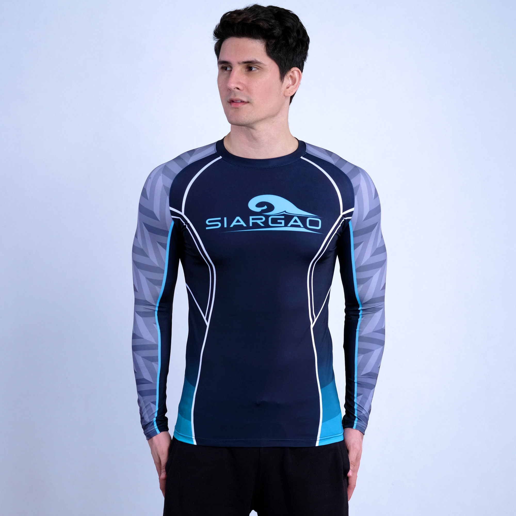 Buy Mens Rash Guard Customized Design Full Sublimaton Printing from