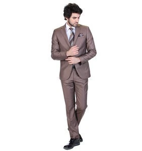 Mens Solid Color Single Button 2 pcs Suit 2016 From Turkey