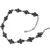 Import Metal decorative Round sheet diamond metal Belt chain  PU rope cord Leather  Waist chain from China