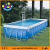 metal frame inflatable square swimming pool/ inflatable pool for sale