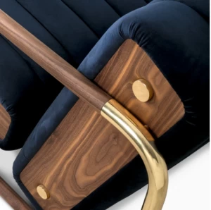 Metal Frame Leisure Single Seater Sofa home furniture velvet dining chair arm chair