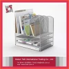 metal meshs office supplies filling products silver file organizer