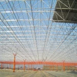 Metal space frame structure steel building prefabricated steel roof frame