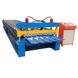 Metal steel cut to length roofing sheet roll forming machine