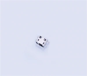 micro usb 5 pin b type female 4legs smt smd micro usb jack connector socket flact mouth