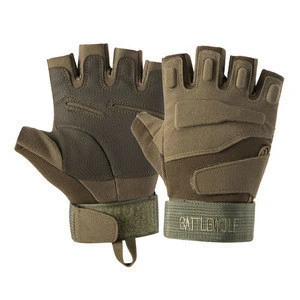 Military cool black moisture-wicking gloves outdoor sport fitness functional hand gloves