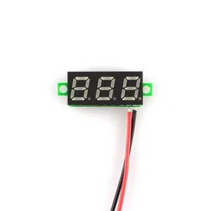 Mini Digital DC 3.5-30V Voltmeter Car Voltage Panel Meter Yellow LED 0.28 Inch Display for  Battery