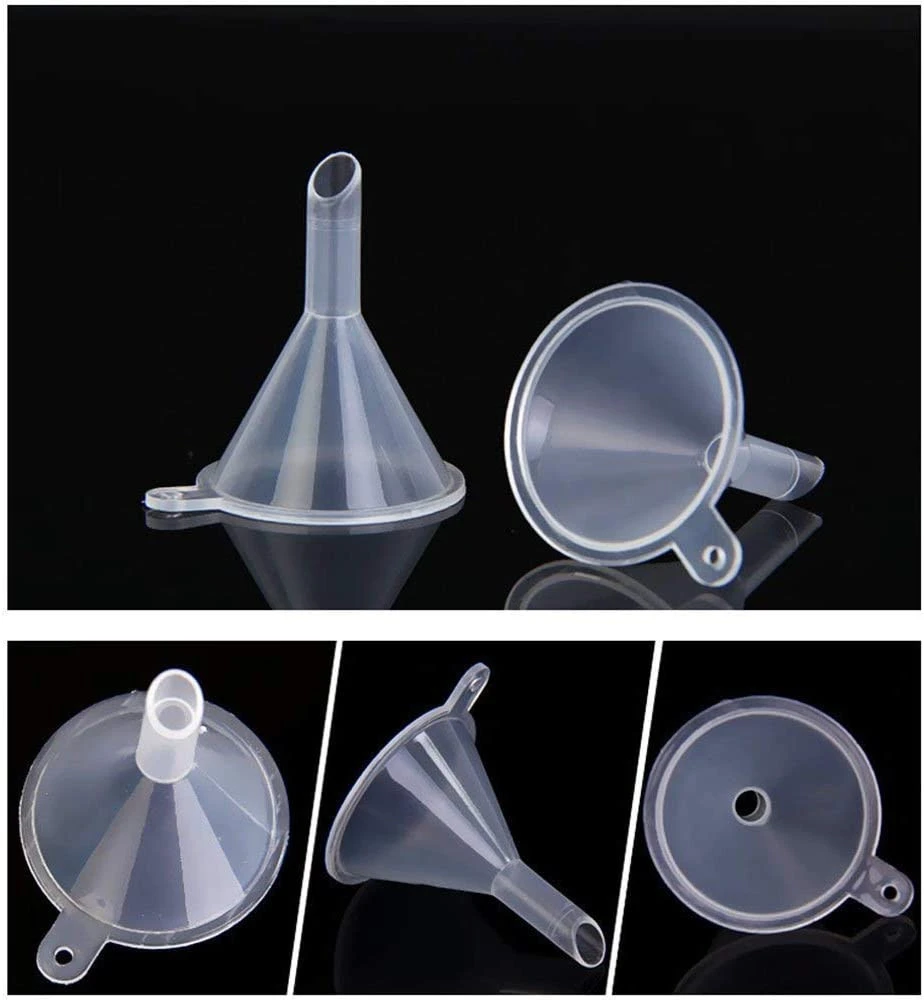 Mini Funnel Small Funnel for Lab Bottles Stand Art Perfumes Spices Powder Funnel Essential Oils Recreational Activities